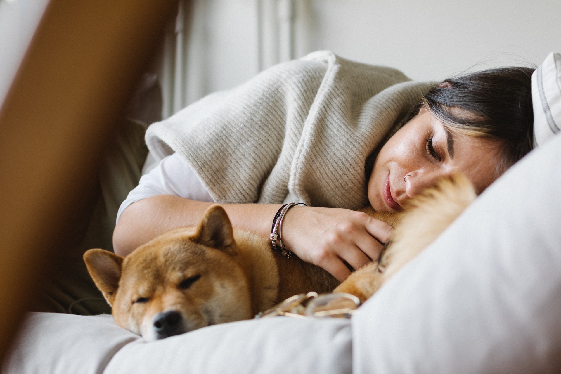 Spanie z psem – czy to zdrowe?